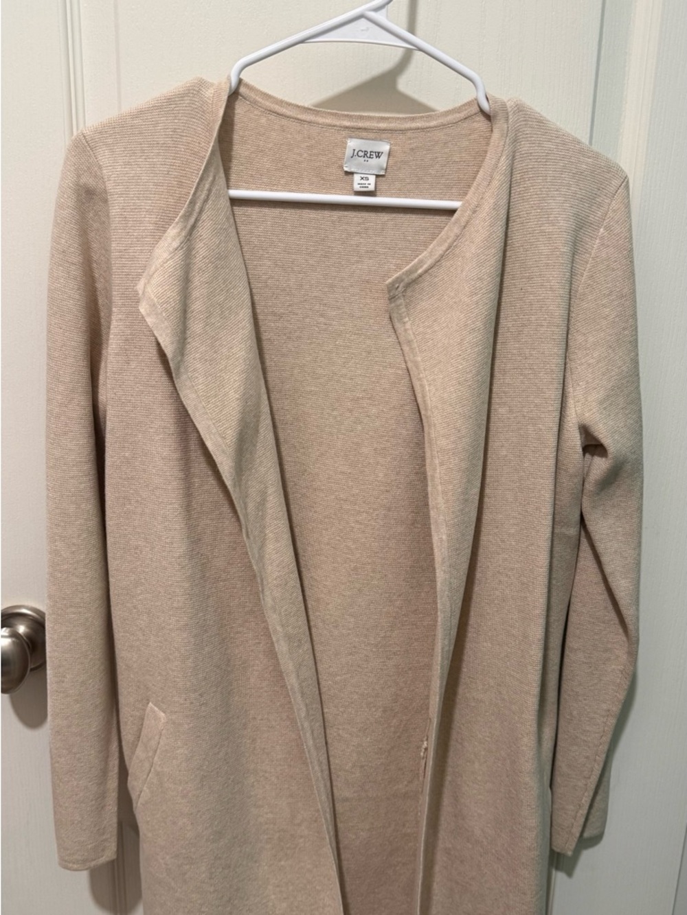 J. Crew Beige cardigan Sweater